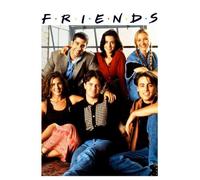 Friends Vintage Character Shot Men's T-Shirt - White - 5XL
