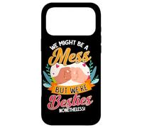Friends We Might Be A Mess But We're Besties Nonetheless BFF Case for iPhone 17 Pro Max