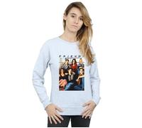 Friends Women's Group Photo Window Sweatshirt in Grey | Size: Medium Friends Grey M