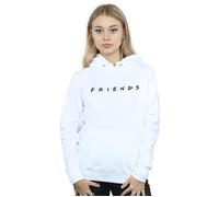 Friends Women's Logo Cotton Hoodie in White | Size: Large Friends White L
