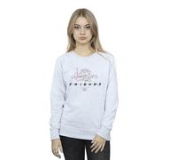 Friends Women's Love Laughter Sweatshirt in Grey | Size: Medium Friends Grey M