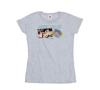 Friends Women's Meet Me At Central Perk Cotton T-Shirt in Grey | Size: 2XL Friends Grey 2XL
