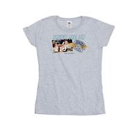 Friends Women's Meet Me At Central Perk Cotton T-Shirt in Grey | Size: Small Friends Grey S