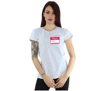 Friends Women's Regina Phalange Name Tag Cotton T-Shirt in Grey | Size: Medium Friends Grey M