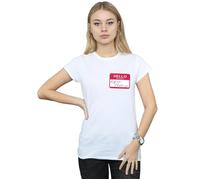 Friends Women's Regina Phalange Name Tag Cotton T-Shirt in White | Size: Medium Friends White M