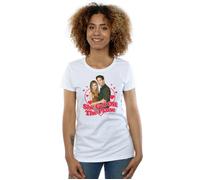 Friends Women's She Got Off-The Plane Cotton T-Shirt in White | Size: Medium Friends White M