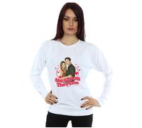 Friends Women's She Got Off-The Plane Sweatshirt in White | Size: Medium Friends White M