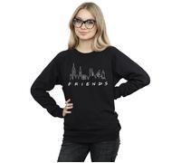Friends Women's Skyline Logo Sweatshirt in Black | Size: Medium Friends Black M