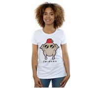 Friends Women's Sunglasses Turkey Cotton T-Shirt in White | Size: Large Friends White L