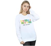 Friends Women's They Don´t Know Script Sweatshirt in White | Size: XL Friends White XL