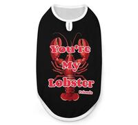 Friends You're My Lobster Funny Dog Vest Cute Sleeveless Pet Shirt Pullover Cats T-Shirts Tank Tops XL