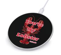 Friends You're My Lobster Printed Wireless Charger Funny 10W Fast Charging Pad Mat for Cell Phone
