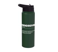 Friendsgiving - A Thanksgiving Feast for Friends Stainless Steel Insulated Water Bottle