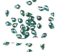 Friendship Bracelet Jewellery Briolette Pendant Waterdrop Austrian Crystal Teardrop Glass Loose Beads for Jewelry Making Bracelets Accessories(CS503)