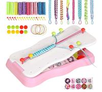 Friendship Bracelet Making Kit, DIY Bracelet String Travel Rewarding Activity Set, DIY Bracelet Making Kit, Friendship Bracelet Making Kit for Girl, Christmas Birthday Gifts for for Kids Ages 8-12