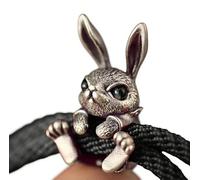 Friendship Bracelets for Women - Adjustable String Bracelets,Easter Bunny Bracelet for Kids Little Girls Hand Made Cute Charm Bracelet Set Jewelry for Party Accessories Jewellery Kids Party (GN)