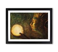 Friendship By Mikalojus Konstantinas Classic Painting Framed Print | A3 Black Framed Wall Art | Ready to Hang | Classic Historical Picture | Living Room Bedroom Lounge Office
