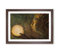 Friendship by Mikalojus Konstantinas Framed Print | A2 Walnut Framed Wall Art | Ready to Hang | Modern Nature Picture | Living Room Bedroom Lounge Office