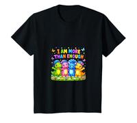 Friendship Dinosaurs I Am More Than Enough Kids Boys Girls T-Shirt
