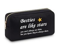 Friendship Gifts for Bestie Sister Cosmetic Bag Bestie Gifts for Women Makeup Bag Gifts for Besties Funny Friend Gifts Bestie Gifts Idea Christmas Graduation Birthday Gifts for Bestie Women Female