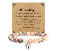 Friendship Gifts for Women,Best Friend Birthday Christmas Graduation Inspiration Xmas Valentines Day Galentines Funny Gifts Women Friend Gift for Friends Long Distance Female Bracelet for Woman