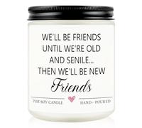 Friendship Gifts for Women, Best Friend Birthday Gifts for Women - Lavender Scented Candle, Christmas Graduation Birthday Gift for Friends, Bestie, Sister, Coworker