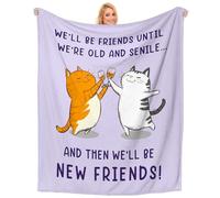Friendship Gifts for Women, Birthday Gifts for Best Friend, Women, Female, Soul Sister, BBF, Long Distance Friendship Gift, Friendship Flannel Blanket 50"x60"