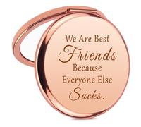 Friendship Gifts for Women Friends Compact Mirror Birthday Gifts for Women Friendship Makeup Mirror Bestie Gift for Woman Birthday Christmas Graduation Gift for Sister Bestie Friend