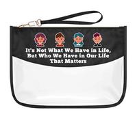 Friendship Gifts for Women Friends Sisterhood Gift Cosmetic Bag Bestie Soul Sister Gift PVC Travel Makeup Bag Graduation Wedding Birthday Gift for Her BFF Sister Zipper Toiletry Bags Makeup Pouch