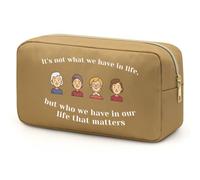 Friendship Gifts for Women Makeup Bag Bestie Gifts for Women Gifts for Friends Female Bestie Sister Gifts Golden Makeup Zipper Pouch Bag for Friend Birthday Gift for Bestie BFF Soul Sister Christmas