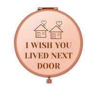 Friendship Gifts Ideas Travel Compact Pocket Makeup Mirror Housewarming Gifts for Friends Compact Makeup Mirror Long Distance Gifts Going Away Gift for Colleague Neighbor Gifts for Sister