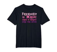 Friendship is Magic Magic is Heresy Burn The Witch T-Shirt, Men's Big and Tall, Black, 2X Tall