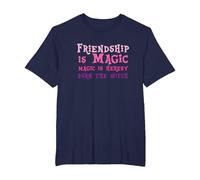 Friendship is Magic Magic is Heresy Burn The Witch T-Shirt, Men's Big and Tall, Navy Blue, 2X Tall