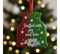 Friendship & Joy Glass Ornaments,2025 Christmas Tree Hanging Ornaments,Snowflake Decoration,Deer Bauble,Anniversary Graduation Gifts Seasonal Art Souvenir Home Decor for Best Friends