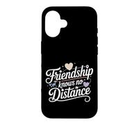 Friendship Knows No Distance Far Besties Friendship Case for iPhone 16