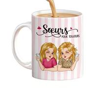 Friendship Mug - 330ml Ceramic Drinking Vessel - Ceramic Coffee Mug - for Kitchen, Dorm, Home, Break Room, Afternoon Tea, Workplace, Breakfast, Canteen