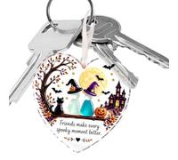Friendship Ornament - Cute Spooky Horror Pendant, Heart-Shaped Keepsake for
