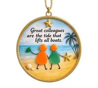Friendship Ornament | Decorative Pendant 2D as Souvenir Gift | Christmas Friendship Ornaments for Women Birthday Gift Female Christmas Tree Sister Door Family Sisters Home