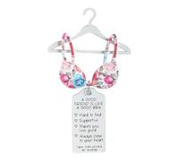 Friendship Ornaments For Women Friends, Funny Christmas Ornaments, Best Friend Pendant, A Good Friend Is Like A Good Bra Prank Gift