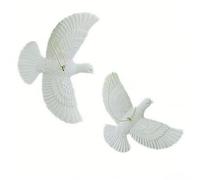 Friendship Turtle Doves Christmas Ornament Gifts Resin White, Symbolic Friendship Keepsake for Xmas Tree Decoration, Perfect for Special Someone & Holiday Memories (2PCS)