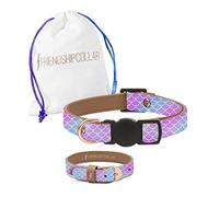 FriendshipCollar Cat Collar and Matching Bracelet - Mermaid Tails