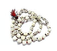 Frienemy Home Presents Indian Mund Mala for Goddess Kali Prayer Necklace Mala 54+1 Tantra Japa Mala 6Mm #Frienemy-2937