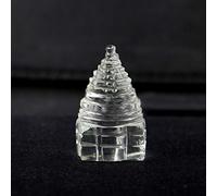 Frienemy Presents Clear Quartz Shree Yantra | Sphatik Shree Yantra for It Creates an Optimistic Mind Frame, Brings Good Luck and Success 10 Gm Approx #Frienemy-292