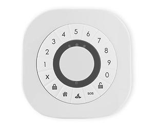 frient Intelligent Keypad - Secure Zigbee Access Control & Keyless Entry | Smart Home PIN and RFID Reader, Backlit Wireless Door Entry, Compatible with Homey and Home Assistant