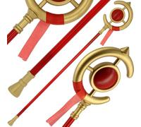 Frieren Anime Inspired Elf Staff Wand Prop Hard Foam Lightweight Cosplay Accessory for Costume, Convention, Photoshoot & Display