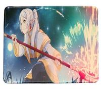 Frieren Beyond Journey's End Anime Manga Himmel Non-Slip Mousepad Gaming Computer Mouse Pad Gaming Desktop Laptop Mouse Pad with Stitched Edge 7.1 x 8.7 inches