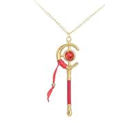Frieren Beyond Journey's End Magic Staff Wand Anime Manga Himmel Charm Pendant Necklace