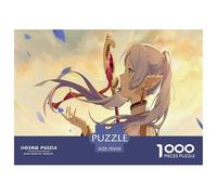 Frieren Jigsaw Puzzles Puzzle for Adults Kids. 1000 Piece Immortal Elf Great Gifts Challenge Toy Educational Games Home Decoration for Adults& Kids Age 14 Years Up 70x50cm/1000pcs