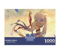 Frieren Jigsaw Puzzles Puzzle for Adults Kids. 1000 Pieces Immortal Elf Great Gifts Challenge Toy Educational Games Home Decoration for Educational Games Gifts 38x26cm/1000pcs
