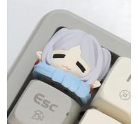 Frieren Resin Keycaps Mechanical Keyboard Custom Keycaps Frieren: Beyond Journey's End Cute Anime Mini Figure 3D Keycaps Keyboard DIY Personalisation (Not applicable to normal keyboards)
